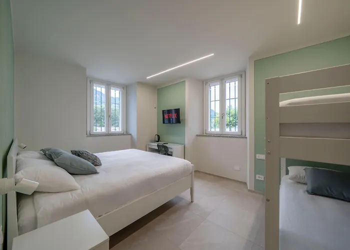 Front - 3 Bedrms With Ac, Free Parking And Wifi Olginate